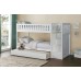 Lisa Single/Single Step Bunkbed White